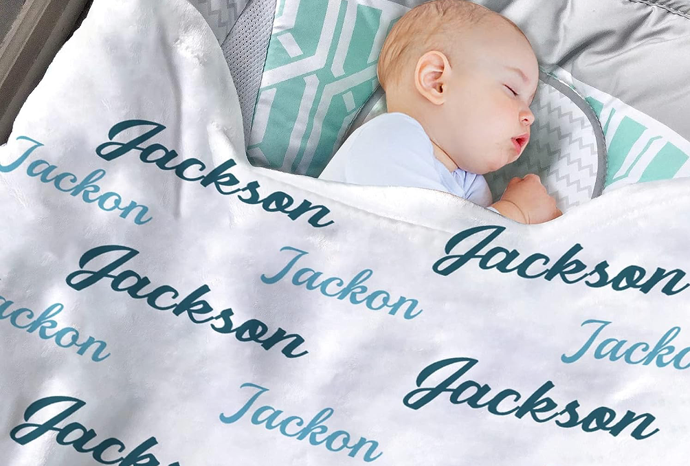 Personalized baby blankets online