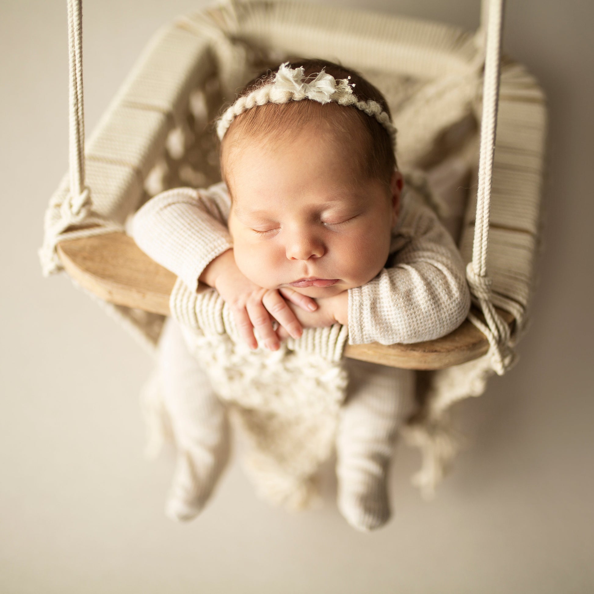 Baby Macrame Swing & Love Dad Bodysuit Bundle finn + emma