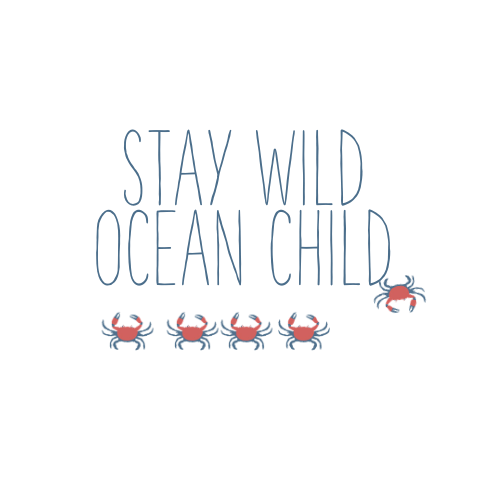 Baby graphic bodysuit | stay wild ocean child finn + emma