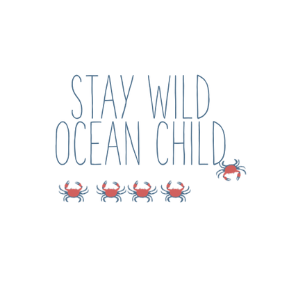 Baby graphic bodysuit | stay wild ocean child finn + emma