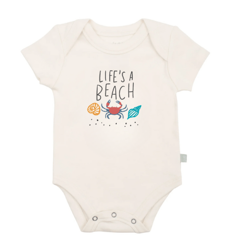 Baby graphic bodysuit | life's a beach finn + emma