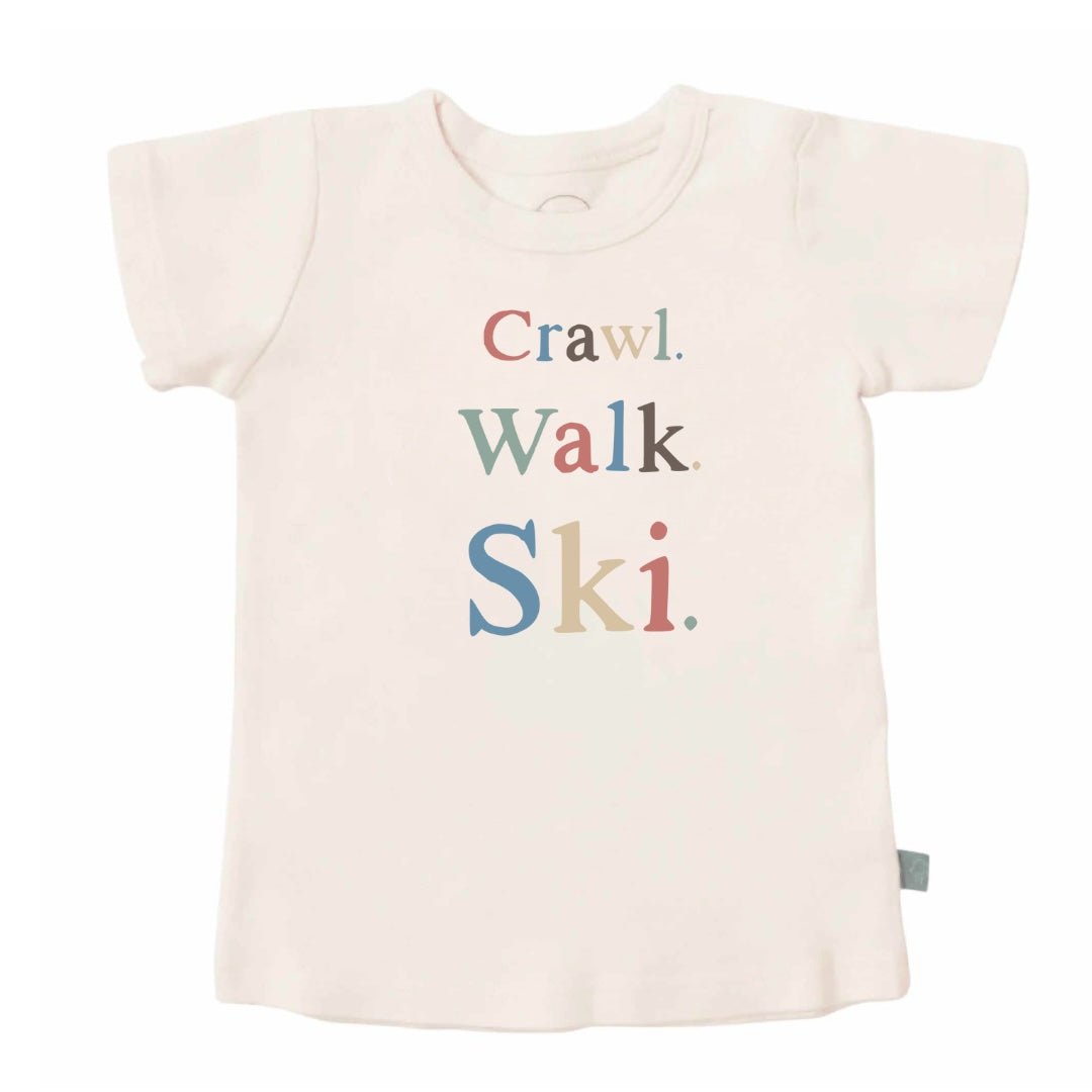 Baby graphic tee | crawl walk ski finn + emma