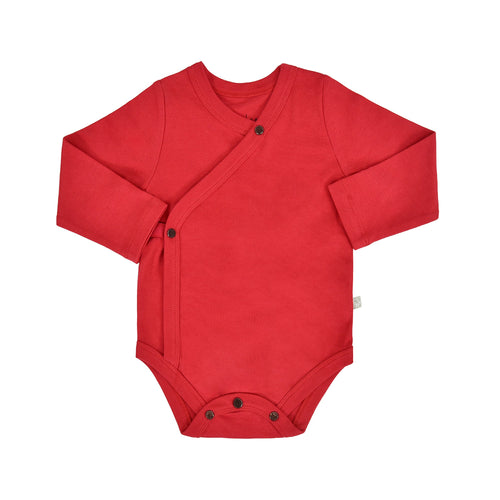 Baby long bodysuit | scarlet red finn + emma