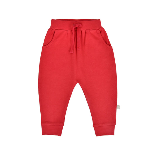 Baby lounge pants | scarlet red finn + emma