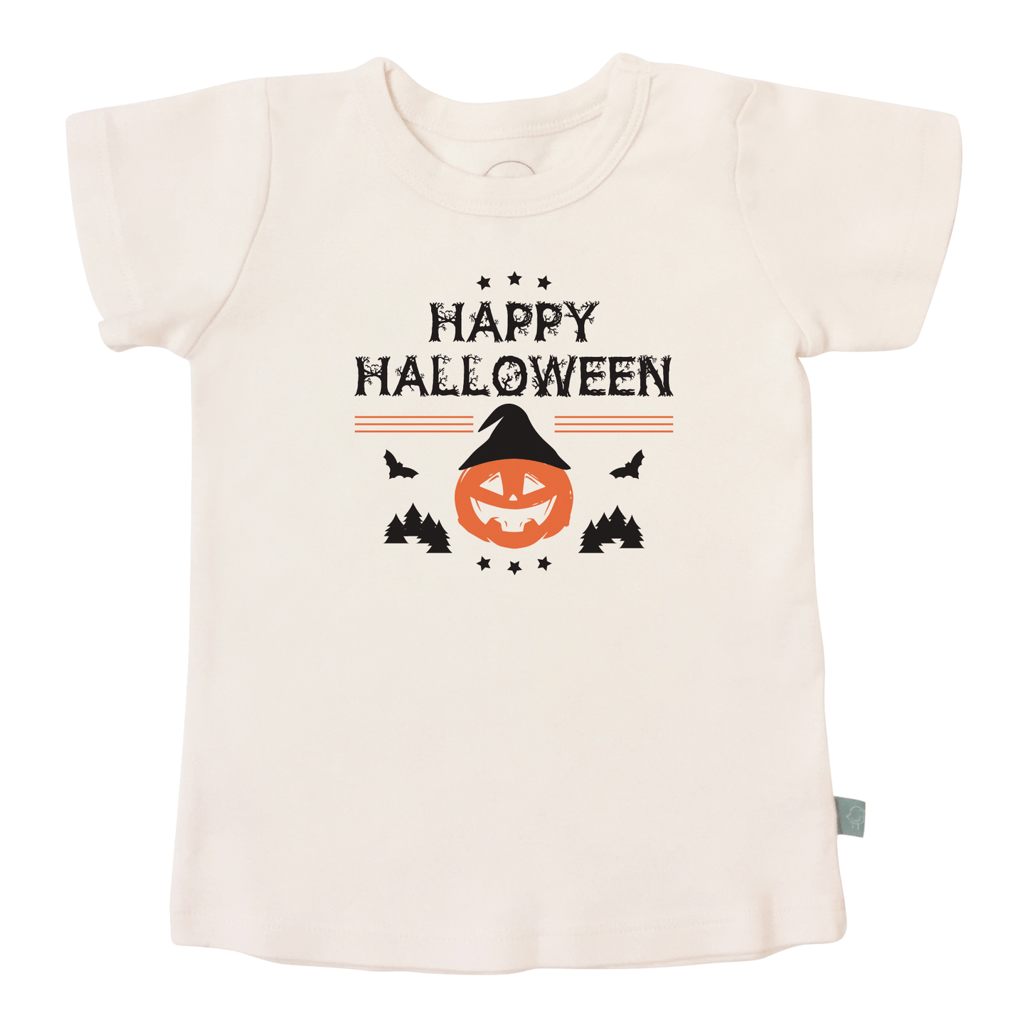 Baby graphic tee | halloween pumpkin finn + emma