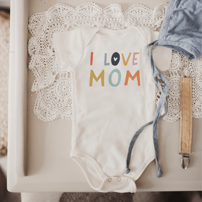 Baby Macrame Swing & Love Mom Bodysuit Bundle finn + emma