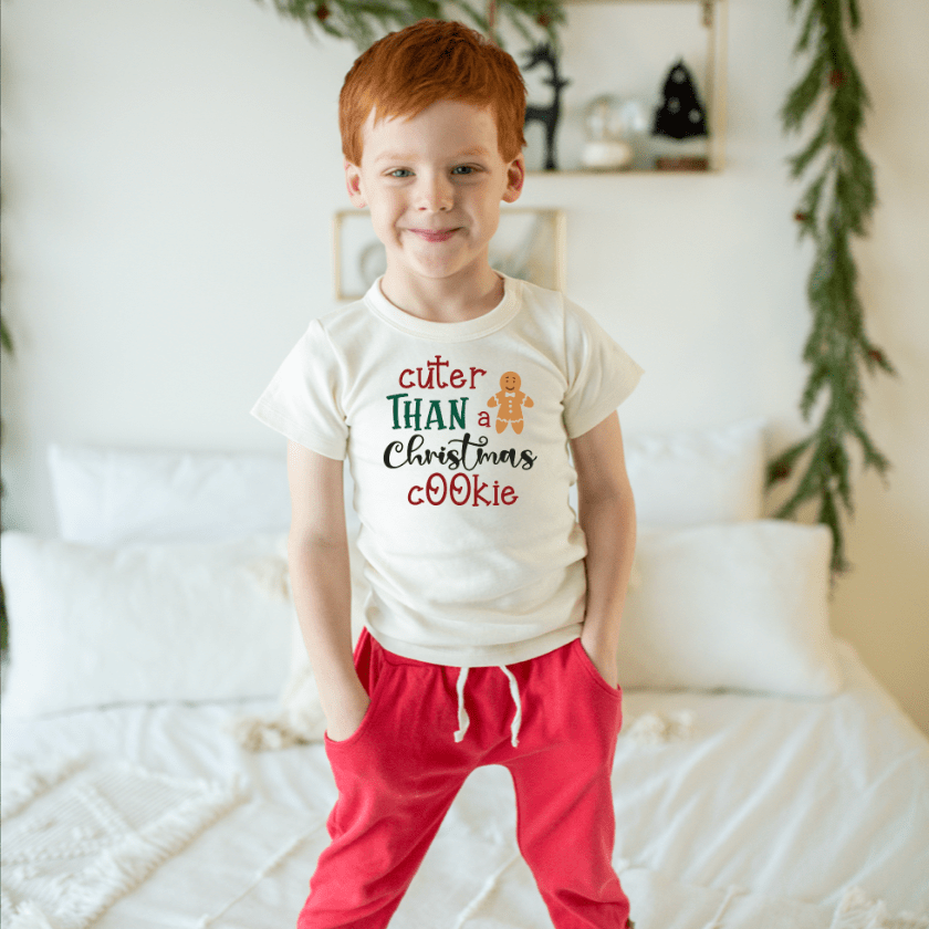 Baby graphic tee | christmas cookie finn + emma