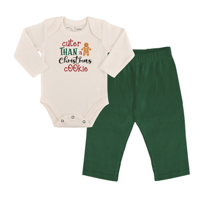 Baby gift set | christmas cookie evergreen finn + emma