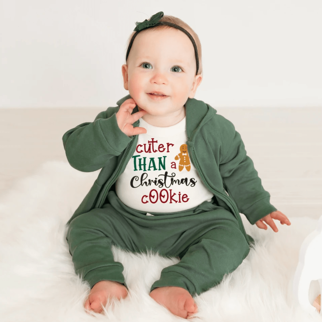 Baby gift set | christmas cookie evergreen finn + emma