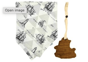 Baby gift set | Boat lovie bib 2pc finn + emma