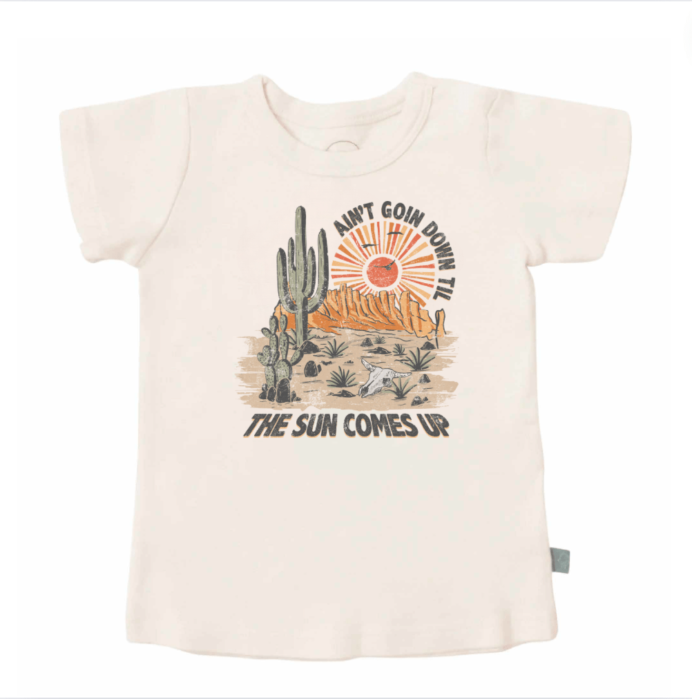 Baby graphic tee | aint goin down finn + emma