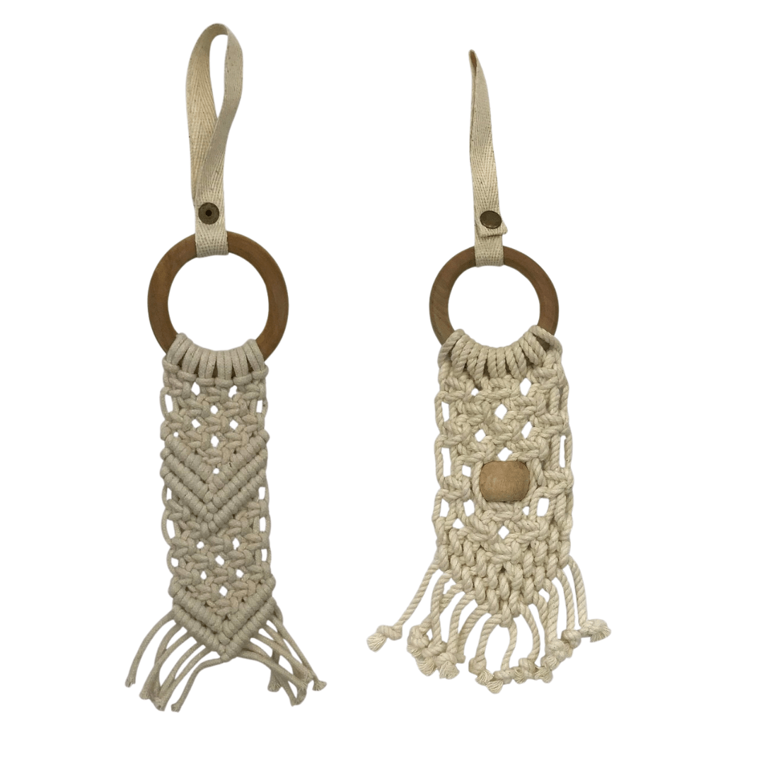 Baby all-in-one toy | macrame 2 pc Set finn + emma