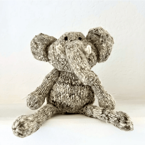 Baby Wool Knit Buddy  | Elliott the Elephant finn + emma