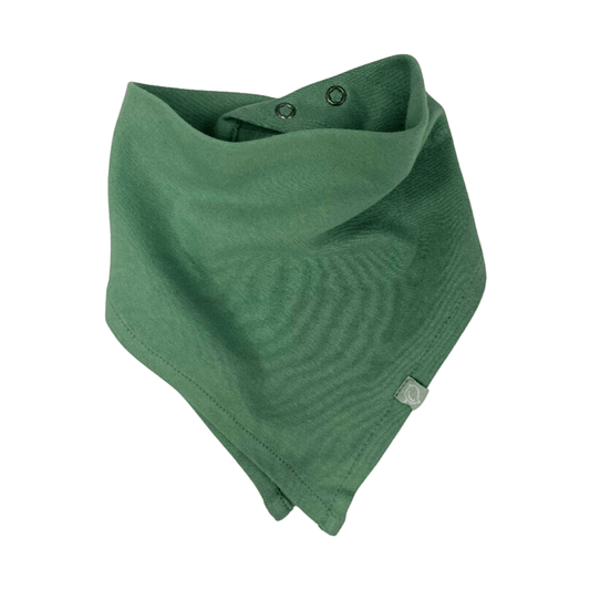 Baby kerchief bib | Basil Green finn + emma