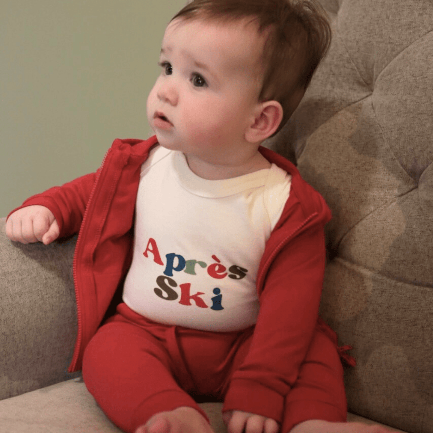 Baby lounge pants | scarlet red finn + emma