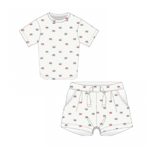 shirt & short set | Crab