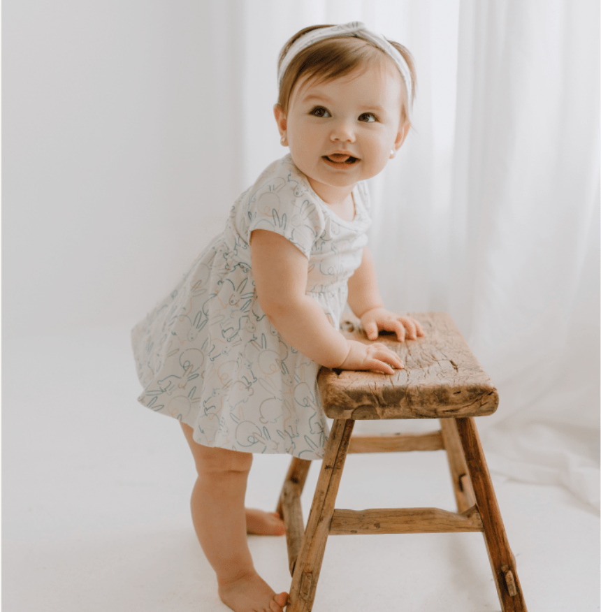 Baby headband | bunnies finn + emma