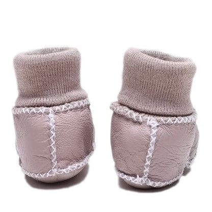 Baby cozy booties | Rose Pink Finn + Emma