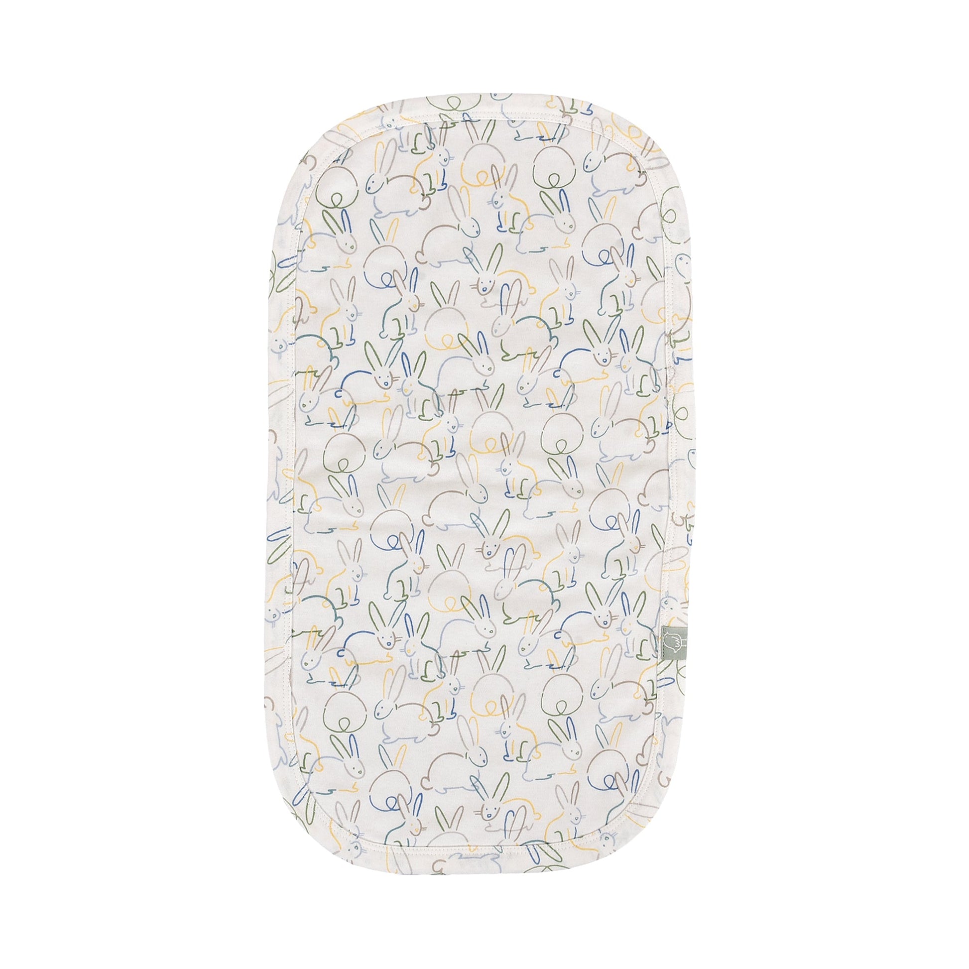 Baby burp cloth | bunnies finn + emma