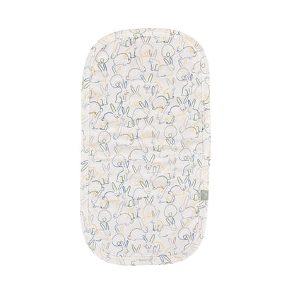 Baby burp cloth | bunnies finn + emma