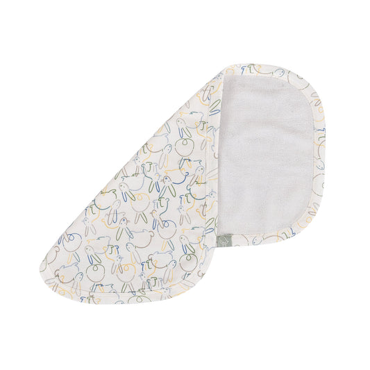 Baby burp cloth | bunnies finn + emma