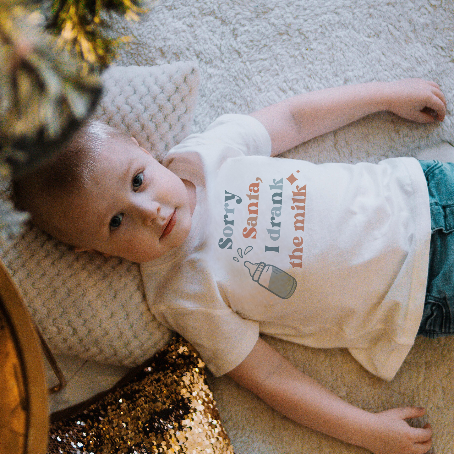 Baby graphic tee | drank the milk finn + emma