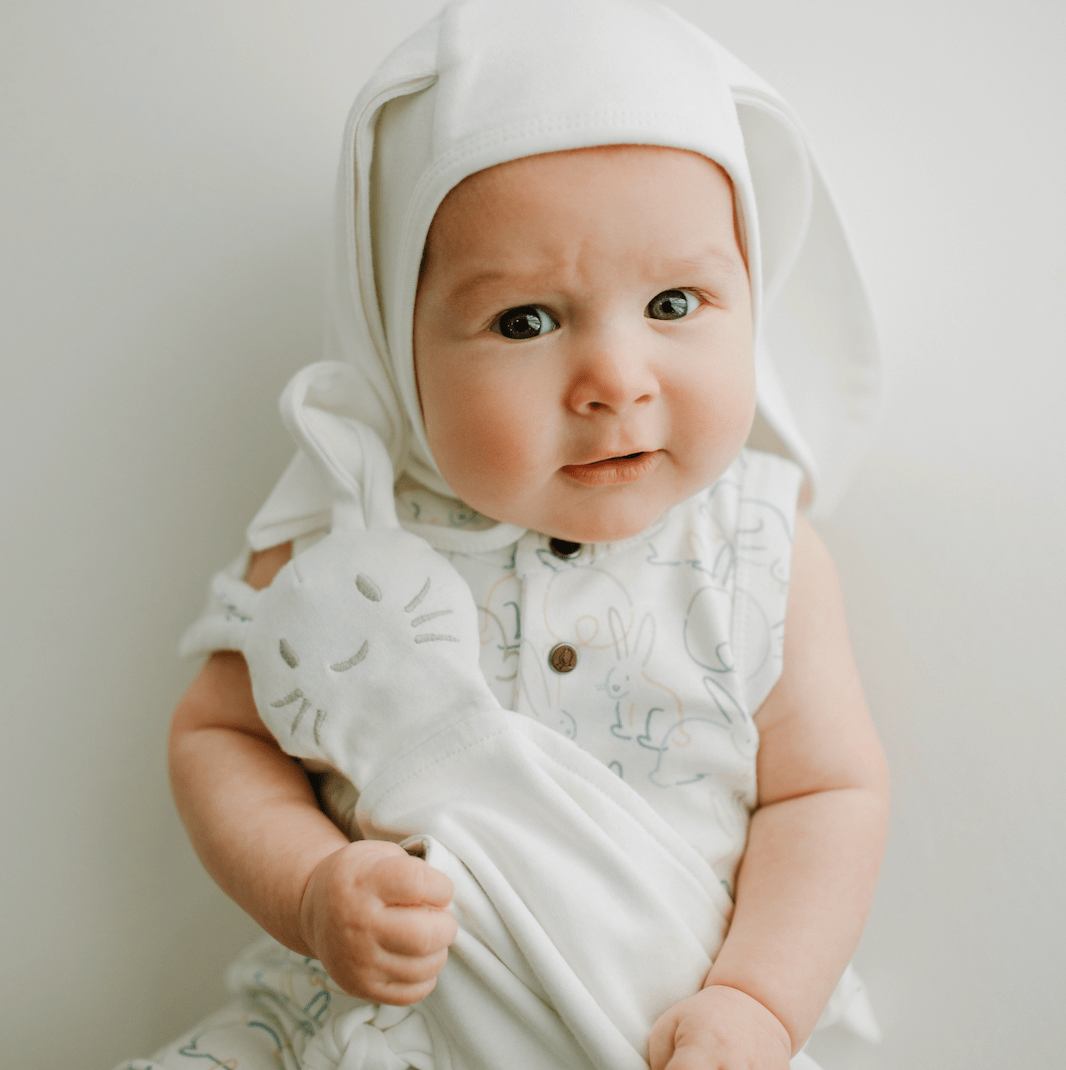 Baby bonnet hat with ears | Ivory finn + emma