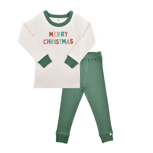 Baby 🎁 pajamas | merry christmas  green (50% off) finn + emma