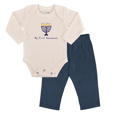 Baby gift set | my first hanukkah 2pc finn + emma