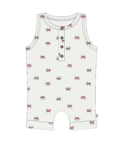 Baby tank romper | crab finn + emma