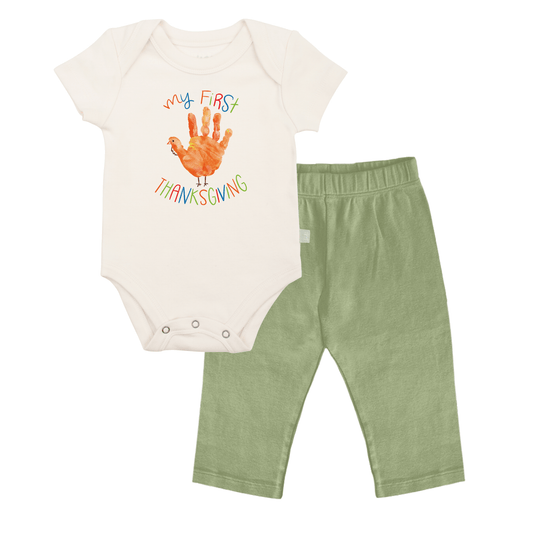 Baby gift set | thanksgiving hand avocado finn + emma