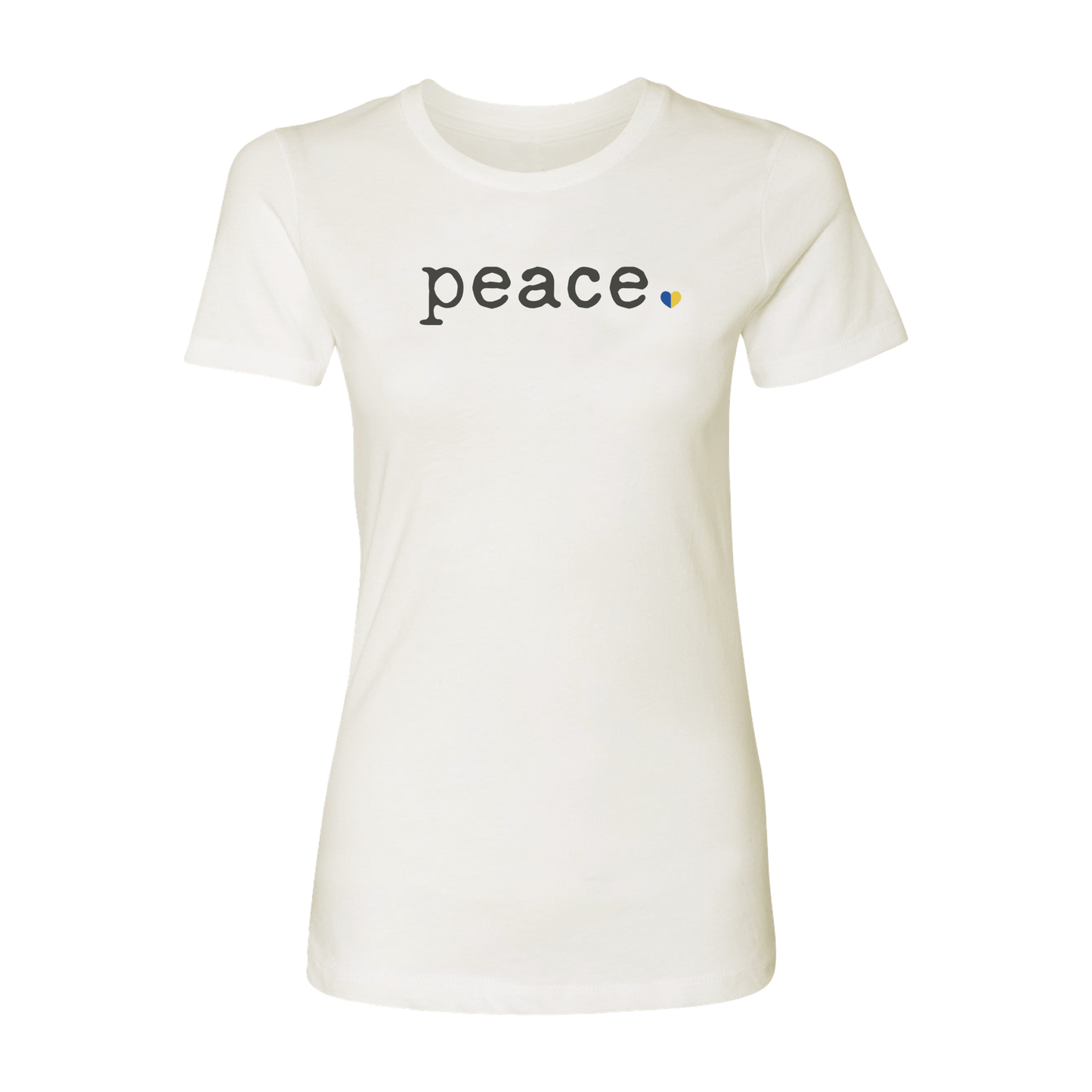 Baby adult graphic tee | peace | womens Finn + Emma