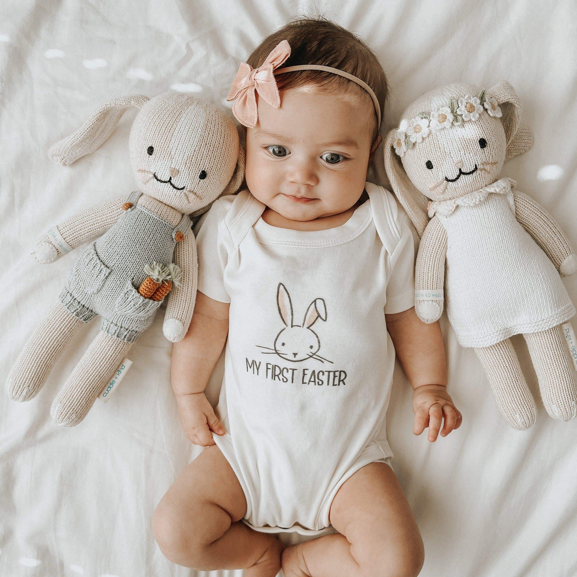 Baby graphic bodysuit | my first easter finn + emma