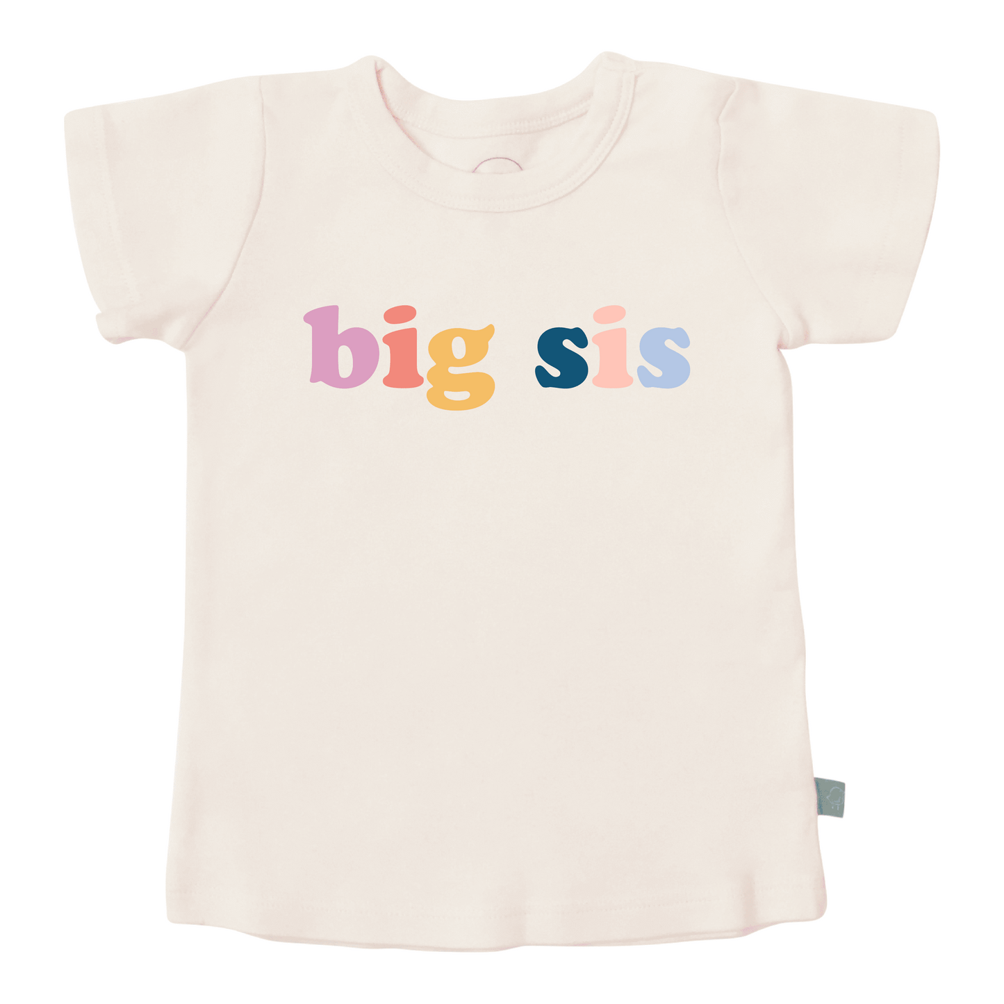 Baby graphic tee | big sis Finn + Emma