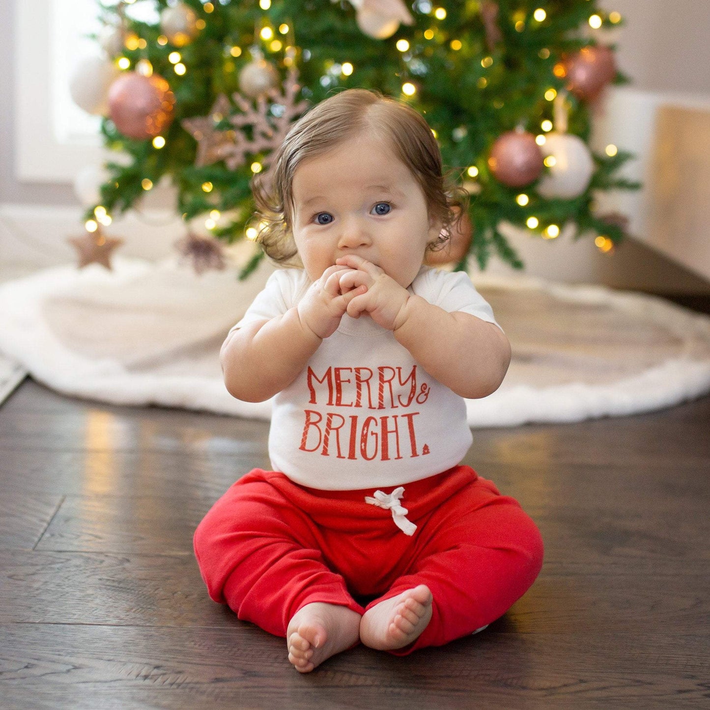 Baby graphic bodysuit | merry & bright finn + emma