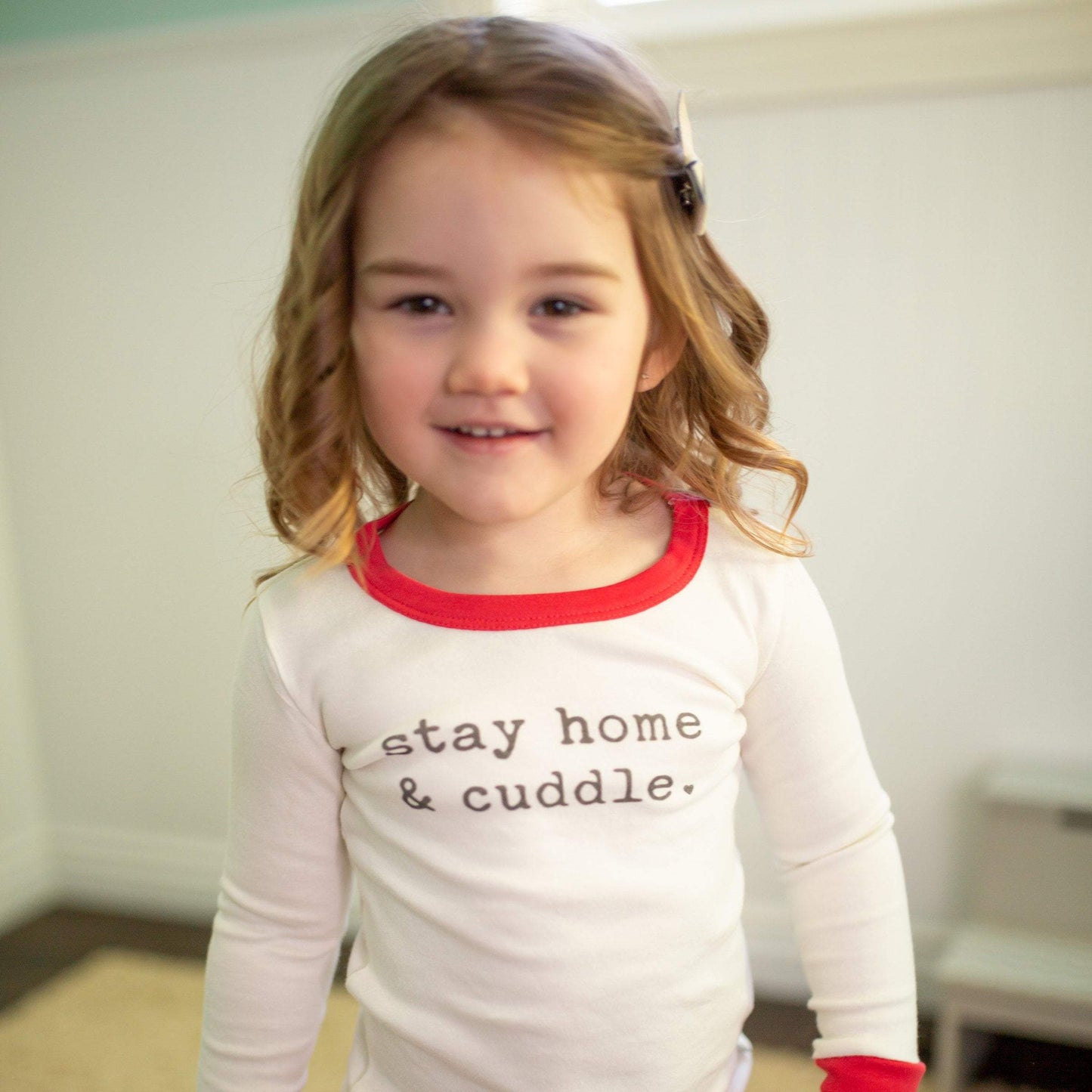 Baby pajamas | stay home and cuddle finn + emma