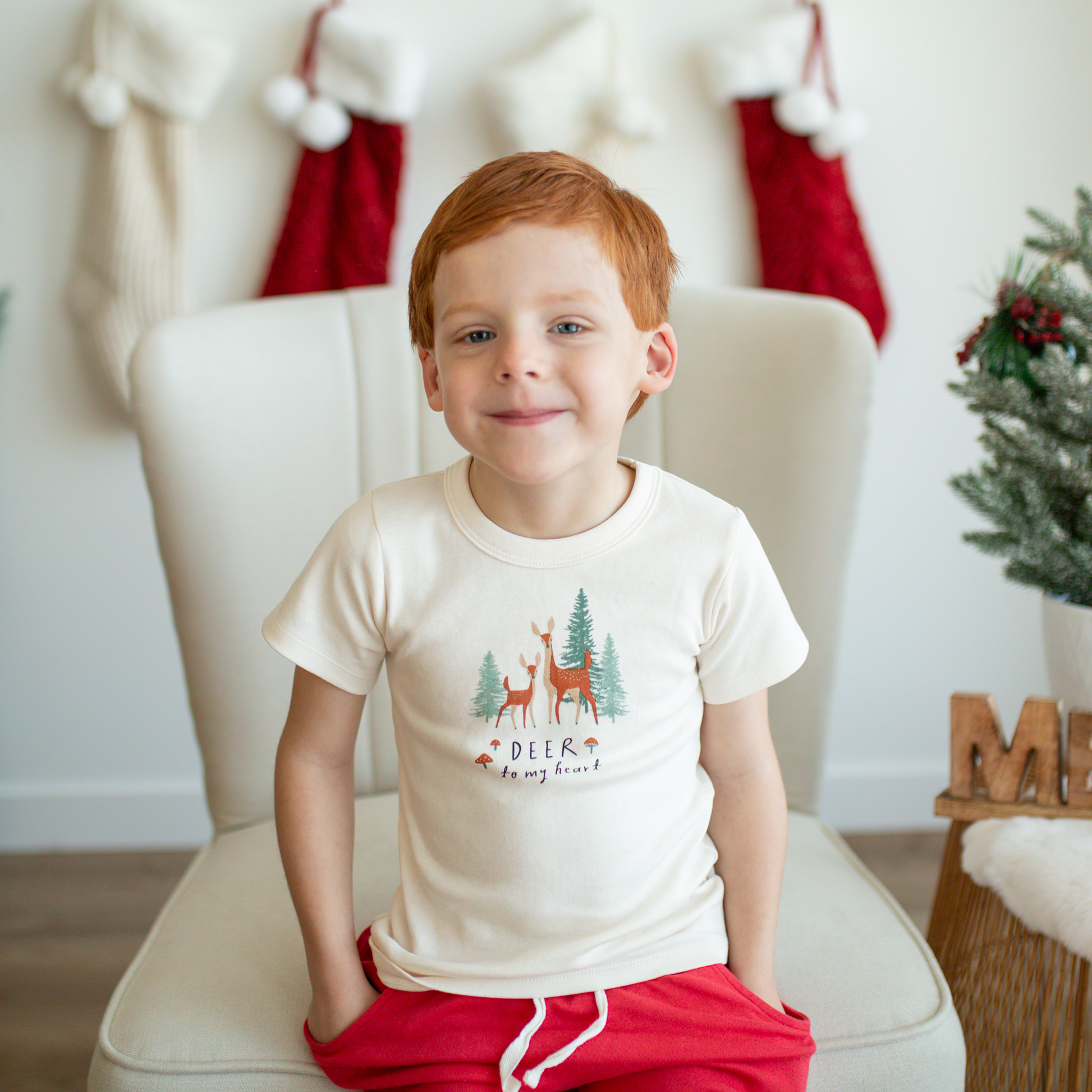 Baby graphic tee | deer to my heart finn + emma