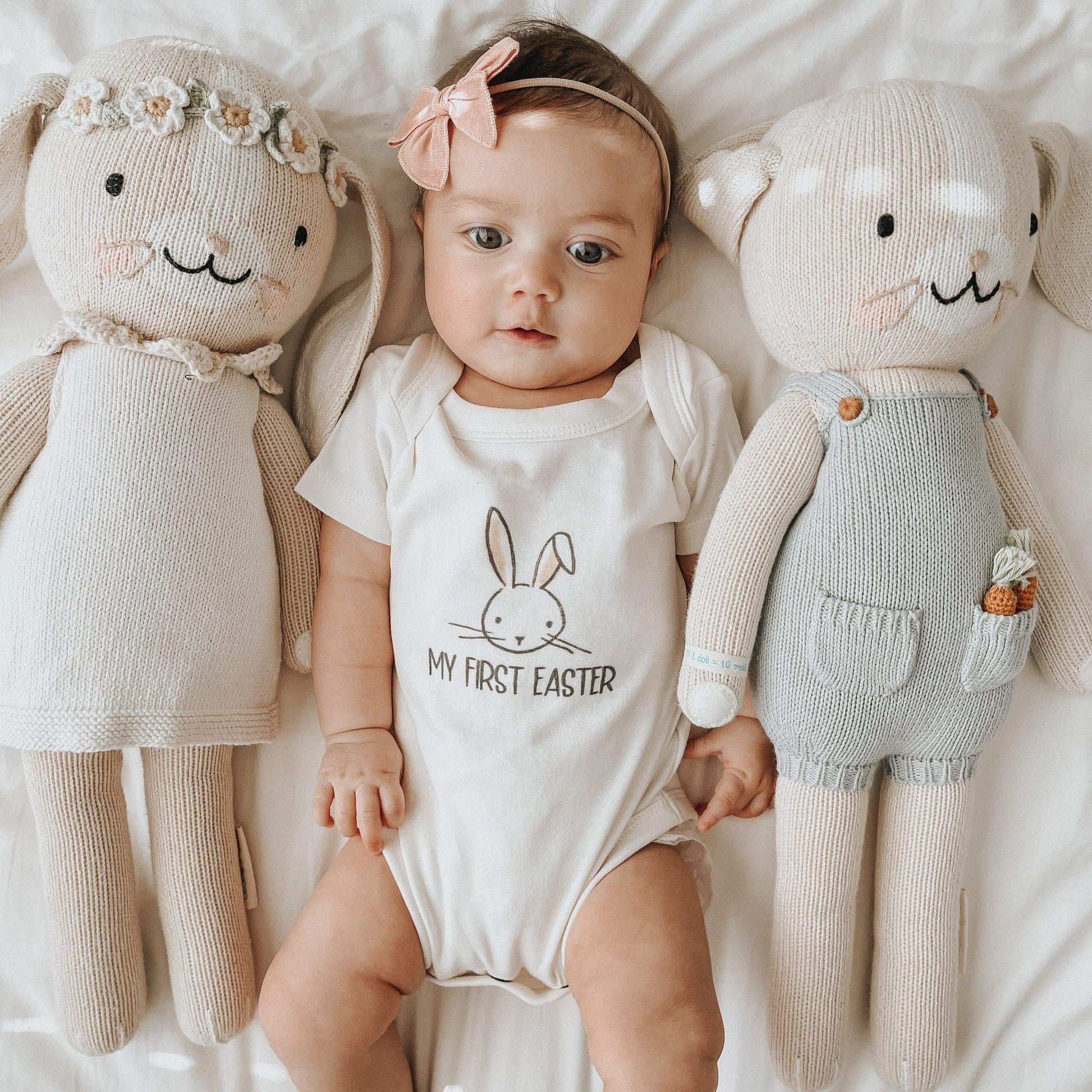 Baby graphic bodysuit | my first easter finn + emma