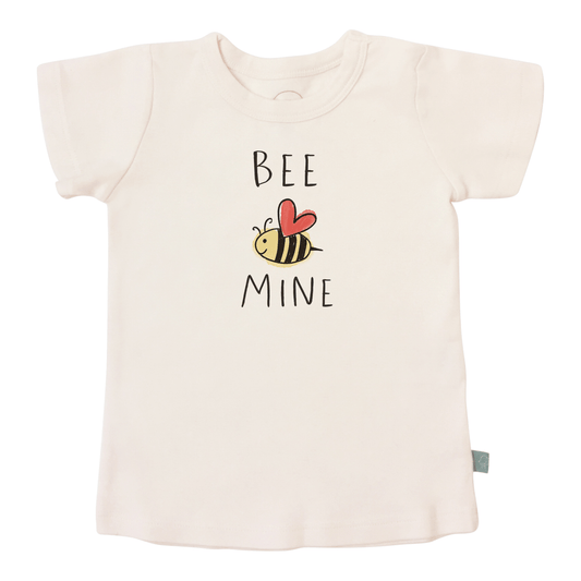 Baby graphic tee | bee mine finn + emma