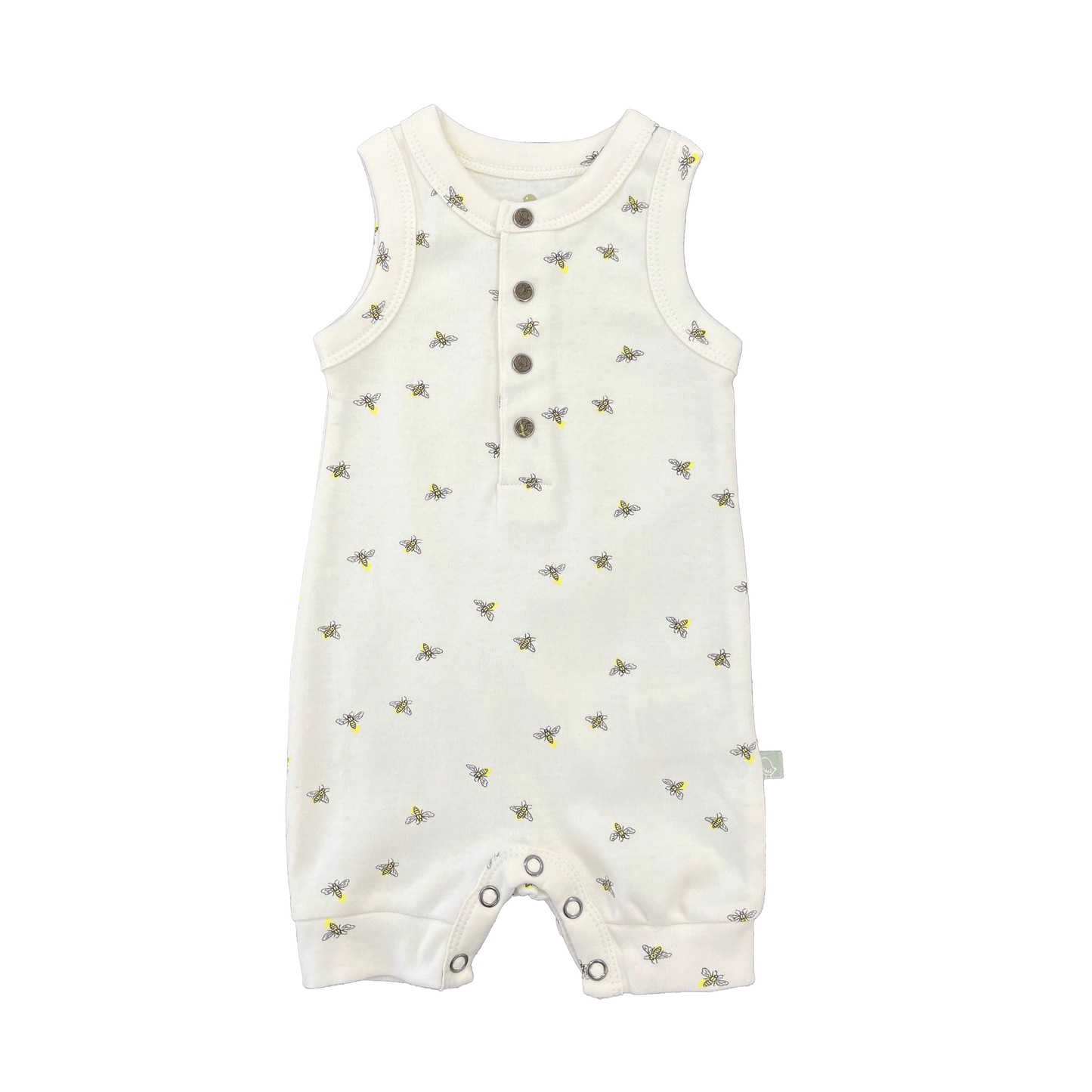 Baby tank romper | busy bees finn + emma