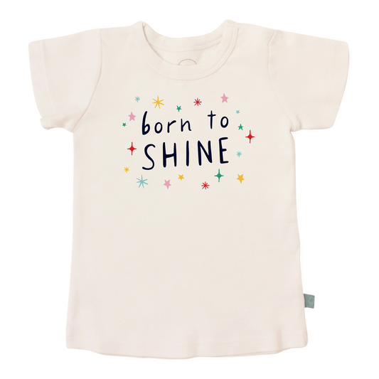 Baby graphic tee | born to shine finn + emma