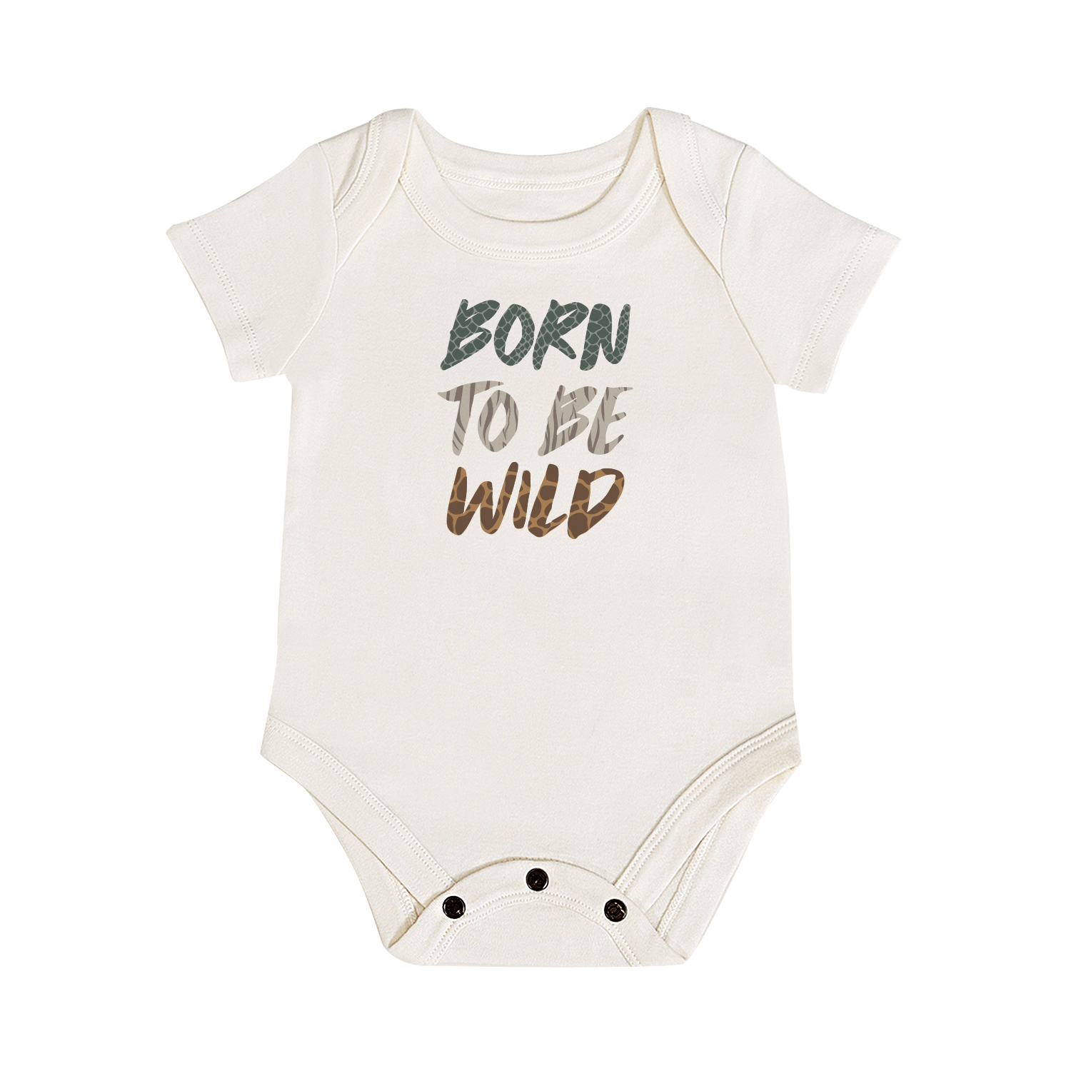 Baby graphic bodysuit | born to be wild finn + emma