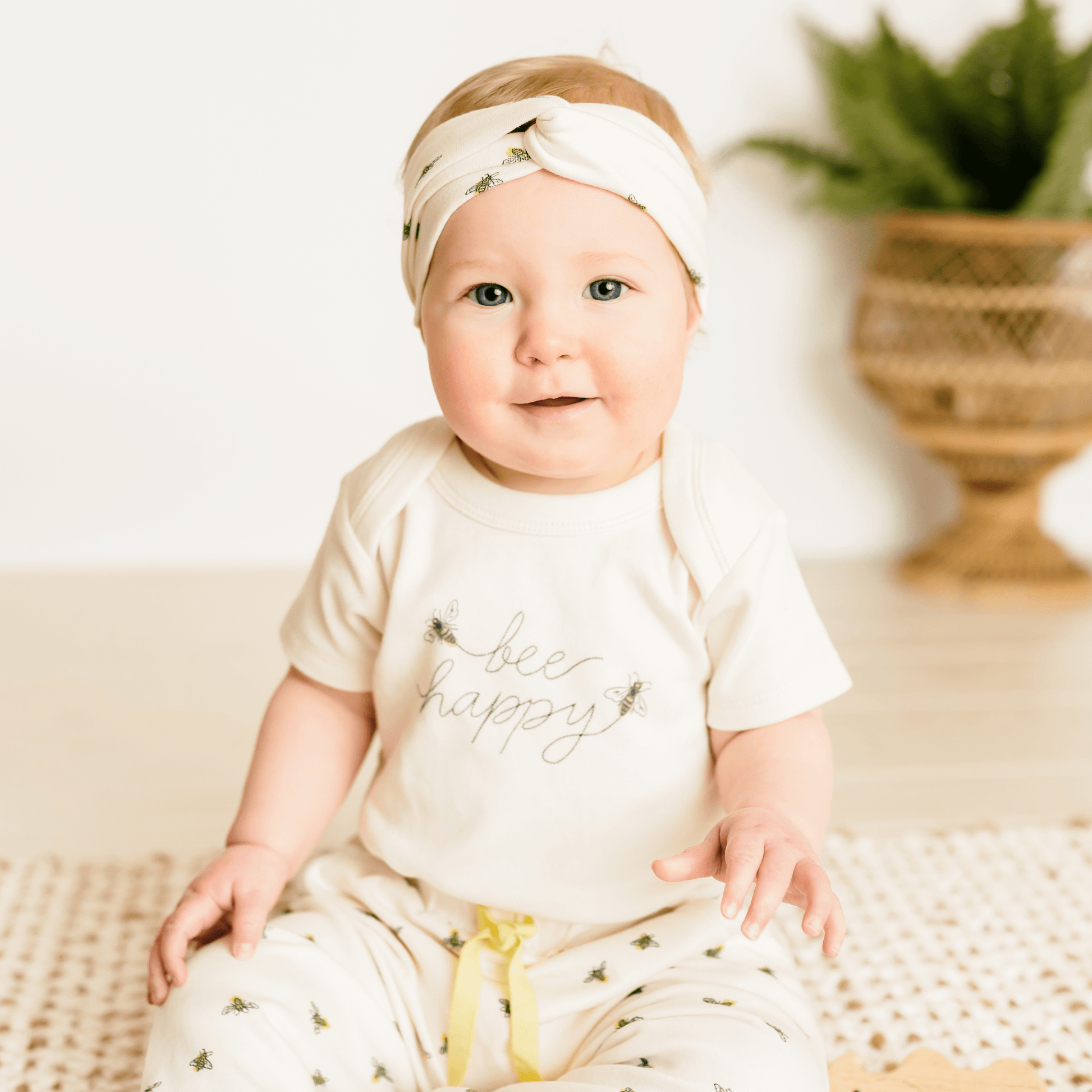 Baby headband | busy bees finn + emma