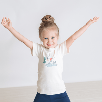 Baby graphic tee | christmas deer finn + emma