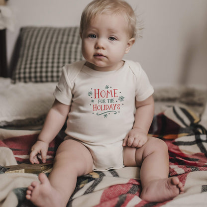 Baby graphic bodysuit | home for the holidays finn + emma