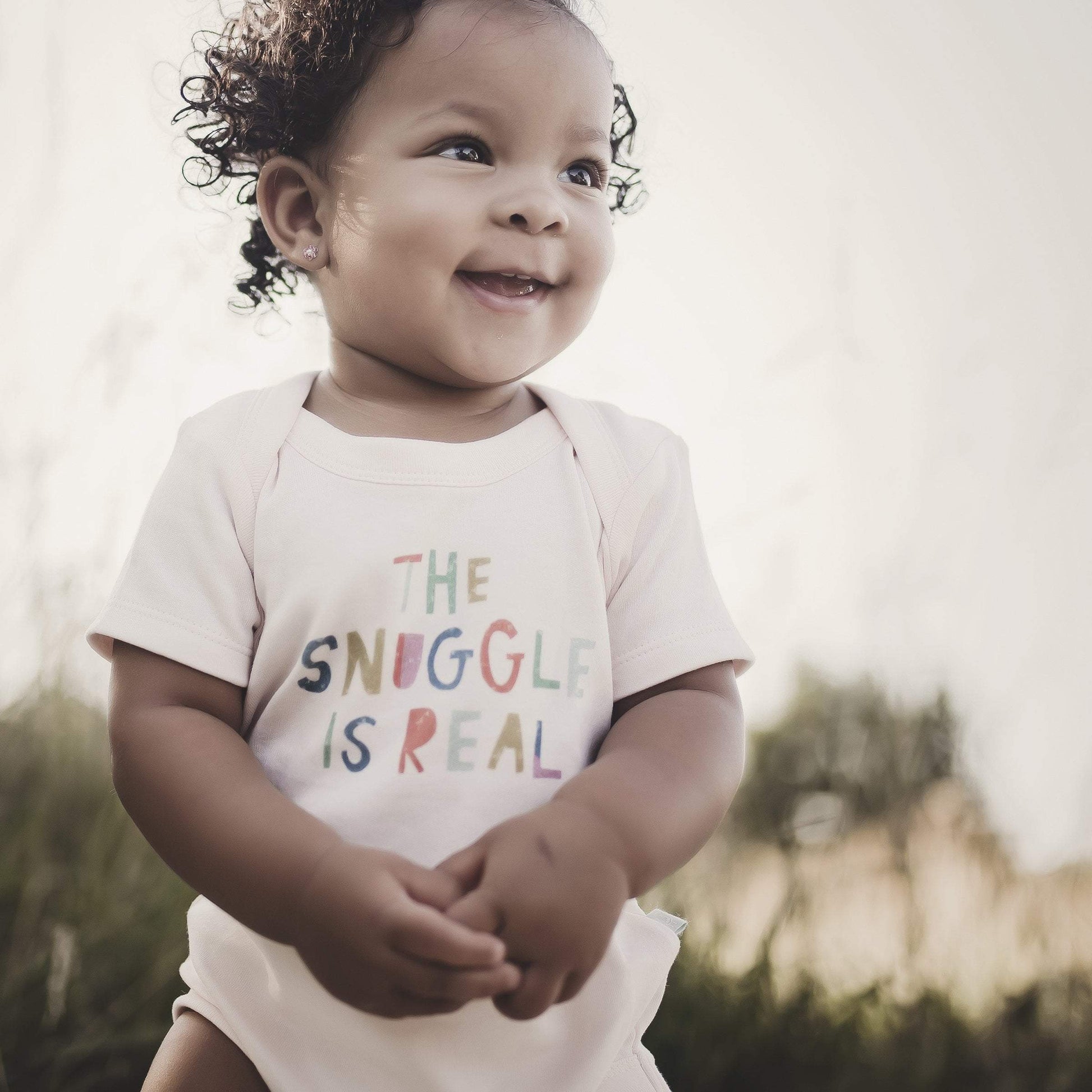 Baby graphic bodysuit | snuggle finn + emma