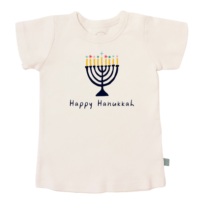 Baby graphic tee | hanukkah finn + emma