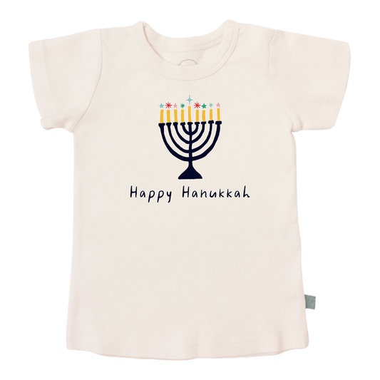 Baby graphic tee | hanukkah finn + emma