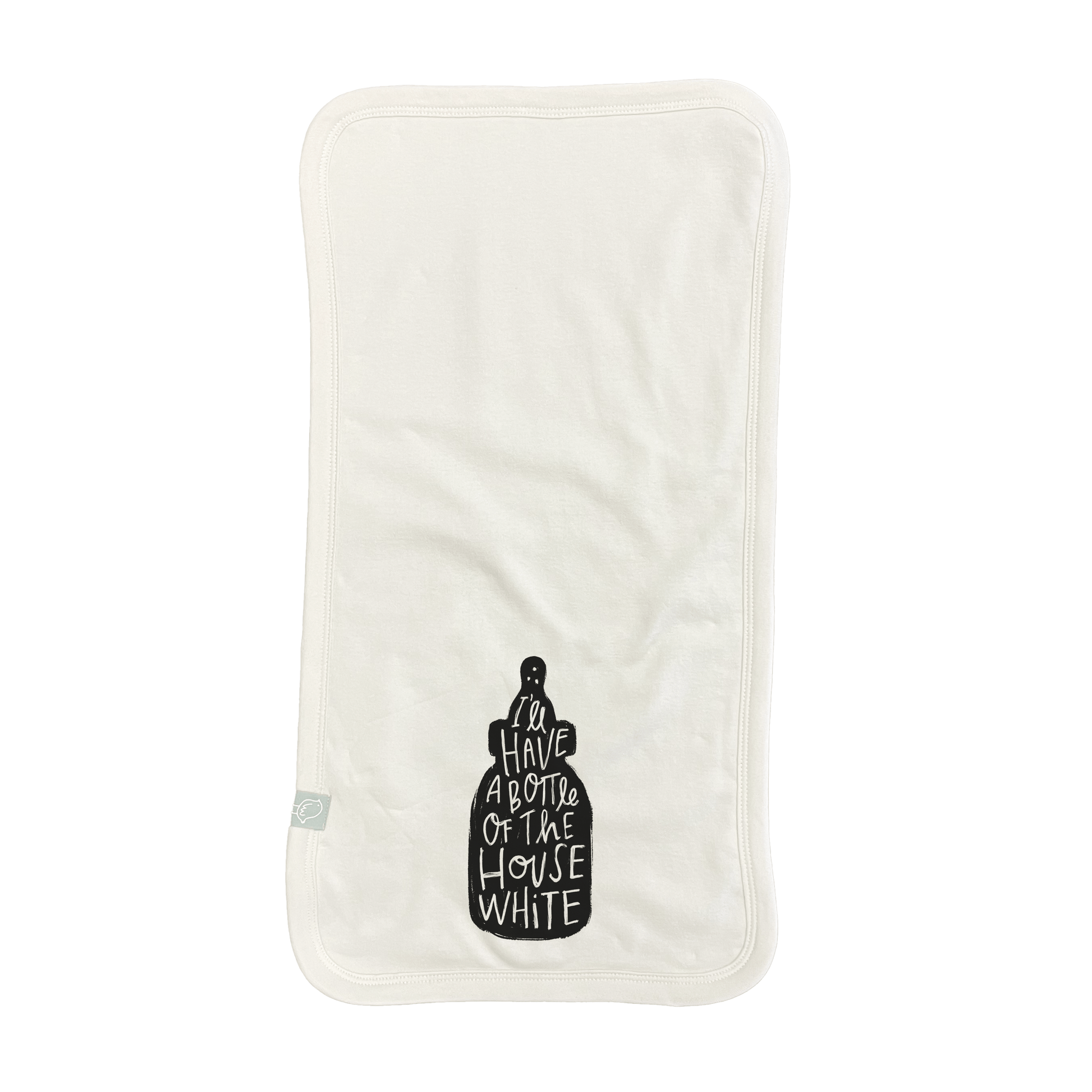 Baby burp cloth | house white finn + emma