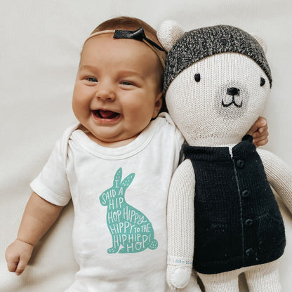 Baby graphic bodysuit | hippy hoppy finn + emma